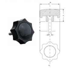 Kulp R70 No:5 M16x35 Kelebek Civatalı